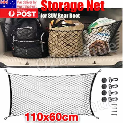 Car Net Organizer Storage Cargo Trunk Luggage Tidy Large Boot Universal SUV Rear • $12.89