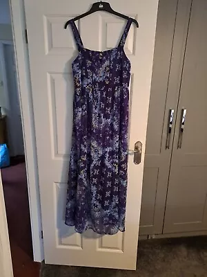 Marks&Spencer Indigo Collection Sleeveless Maxi Dress  Size 14. • £12