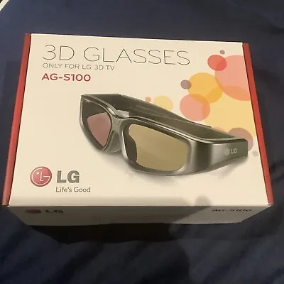 Brand New LG Genuine Original 3D Active Shutter Glasses AG-S100 AGS100 • £9.99