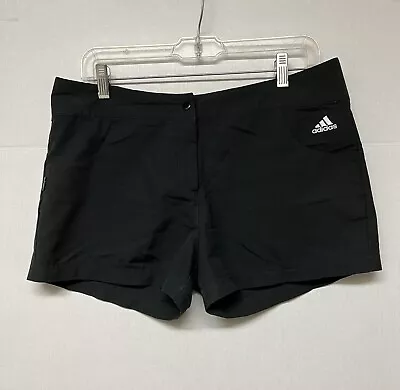 Adidas Womens Size (Asian XL) Shorts Black Zipper 32” Waist Athletic • $7.99