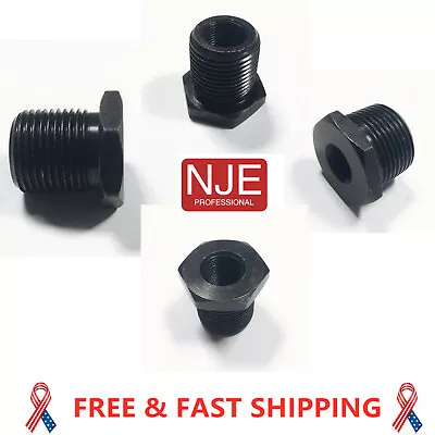 Steel Muzzle Thread Adapter 1/2x28 To 5/8x24 3/4x16 13/16x16 3/4 NPT • $9.99