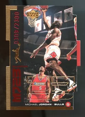 1998 Upper Deck MJX Michael Jordan #QMM6 Quantum Die Cut Bronze /2300 Bulls HOF • $14.99