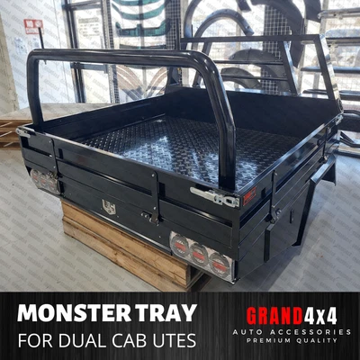 $5499 • Buy Monster Tray With Water/Fuel Tank + Trundle + Toolboxes To Suit Dual Cab Utes