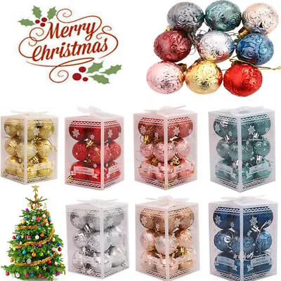 12x Christmas Tree Xmas Balls Decor Baubles Hanging Ornament Party Decoration AU • $11.75