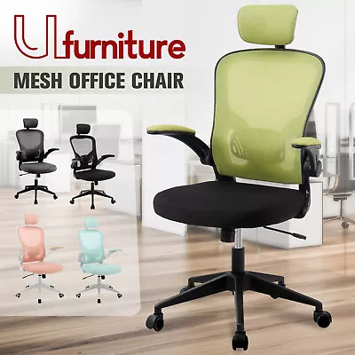 Office Chair Mesh Executive Computer Chairs Ergonomic Work Gaming Racing Seat • $99.90