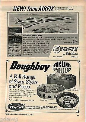 £9.66 • Buy 1967 ADVERT Airfix Craft Master Model Air France Concorde Halifax Lancaster