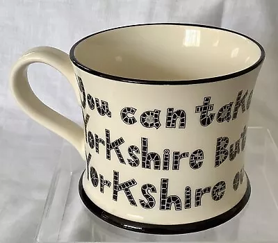 £13.50 • Buy Moorland Pottery Yorkie Ware Mug - CAN TAKE THE LASS OUT OF YORKSHIRE