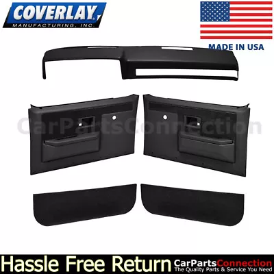 Coverlay Dash Door Panel Black 18-601CN-BLK For C10 Pickup Manual Lock/Window • $801.79