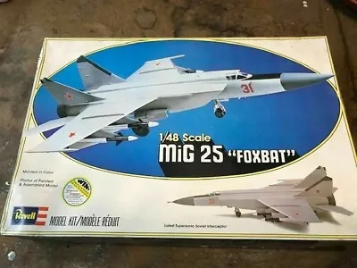 Vintage Revell Mig-25 FoxBatI....Kit H-290...1/48 Scale • $42.99