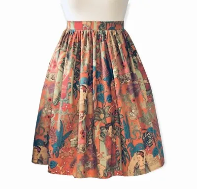 Frida Kahlo Themed/Mexican Garden/ Terracotta Skirt • £32