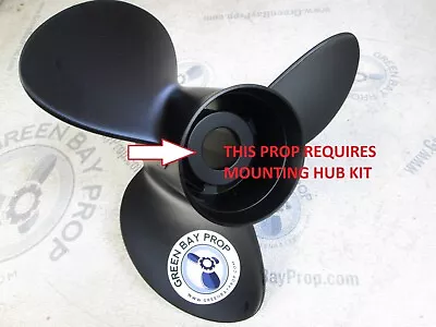 13.8 X 13 Pitch Prop For 40-140 Hp 4 1/4  Case Mercury Johnson Evinrude Yamaha • $96.53