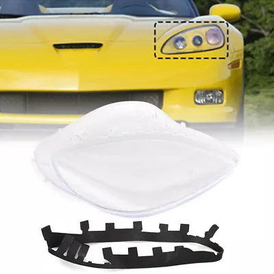 1*Clear Headlight Lens Head Light Cover For Chevrolet Corvette C6 2005-2013 Left • $76.26