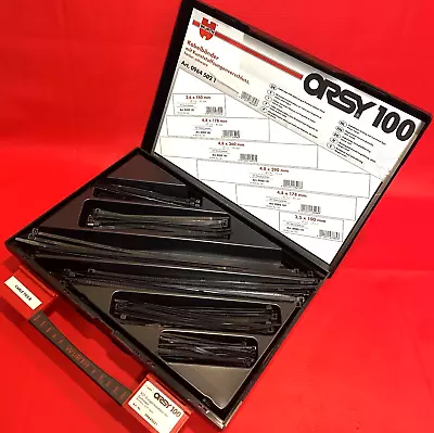 Wurth Tools Orsy 100 Case With LARGE Cable Zip Tie Set Joblot + Snap On Sticker • $37.34