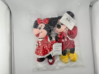 The Disney Store Mini Bean Bag Plush - Valentine Mickey + Minnie - Sealed Bag • $15