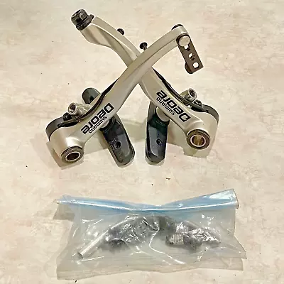 Vintage Shimano Deore BR-M510 V-Brake Caliper Set V Brake Black Front Rear MTB • $29.95