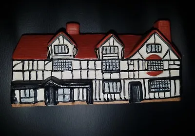 £35 • Buy LARGE (6 Ins) WILLOW ART SHAKESPEARES HOUSE STRATFORD UPON AVON CRESTED CHINA
