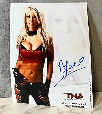 Angelina Love TNA Promo Autograph 8x10 WWE NWA ROH WCW AEW TNA ROH • $17.99