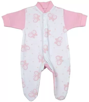 Babyprem Premature Early Baby Girls Clothes Sleepsuit Babygrow 1-3-5-8lb • £6.99