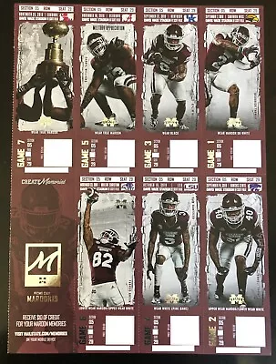 2019 Mississippi State Bulldogs Football Collectible Ticket Stub Any Home Game • $4.99