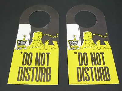 Vintage Holiday Inn  Do Not Disturb  Door Sign Paper NICE! • $12