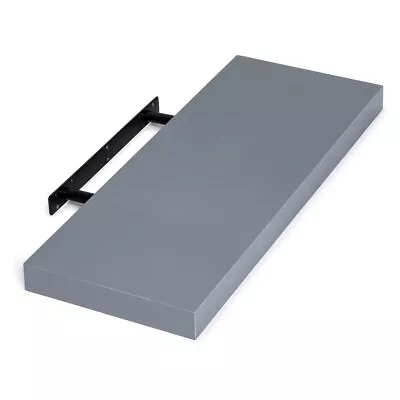 Habitat Jak 80cm Floating Shelf - Grey • £19.99