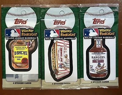 2016 Topps MLB Wacky Packages Lot Of 3 Sealed Packs • $9.99