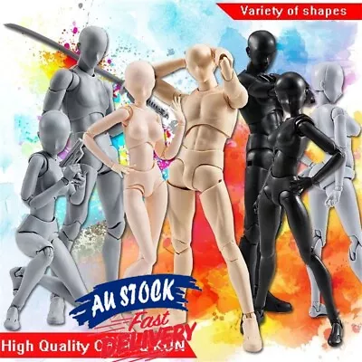 Artist Art Painting Anime Figure Sketch Draw Male Female Movable Body Action Toy • $17.98