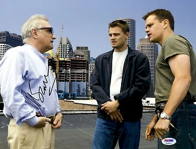 Martin Scorsese Signed 11x14 The Departed Photo W/ Damon DiCaprio PSA DNA COA • $252.89