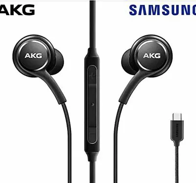 GENUINE SAMSUNG Type-C USB AKG Earphones S23/S22/S21/S20 Note 20 Note 10 Earbuds • $27.96