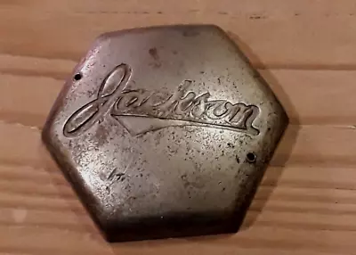 Antique JACKSON Automobile Company BADGE EMBLEM TAG Jackson MICHIGAN No Reserve • $44.99