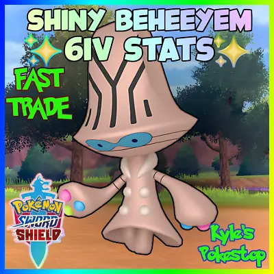 ✨ 5iv Shiny Beheeyem ✨ Ev'd Fast 🚀battle Ready 🚀 Pokemon Sword & Shield Swsh • $2.99