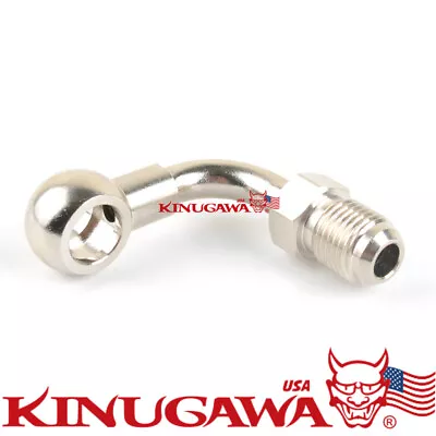 Turbo Banjo Adapter Fitting -6AN 6AN To M14 14mm 90 Deg TD05 TD06 G25 G30 G35 • $12.90