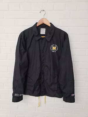 Vintage Champion US Navy Snap Button Jacket Lined Yellow Men's Size Medium  • $49.99