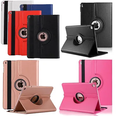 NEW 360 Rotating Leather Case Cover Stand For IPad 2 3 4 A1395 A1396 A1430 A1458 • £8.49