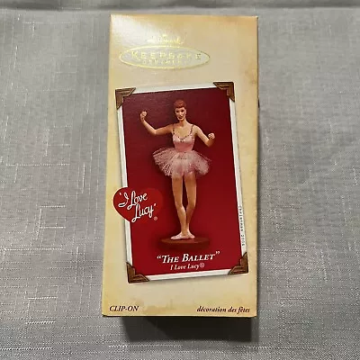 Hallmark Keepsake Ornament I Love Lucy The Ballet Handcrafted 2004 Clip On NEW • $9.97