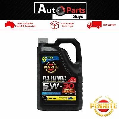 Penrite Everyday 5W-30 Full Synthetic Engine Oil 6L | EDS05006 • $91.99