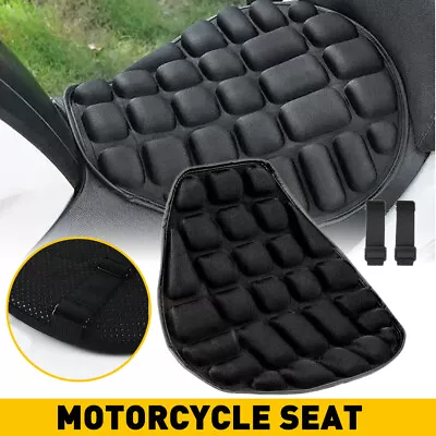 Motorcycle 3D Universal Seat Cushion Cover Comfort Gel Shockproof Mat Pad Lycra • $17.25