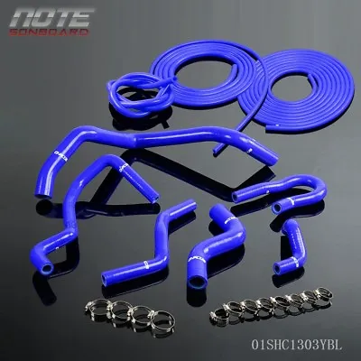 Fit For 92-00 Civic 1.6l Sohc D15 D16 Eg Ek Silicone Radiator+ Vacuum Hose Kit • $53.21