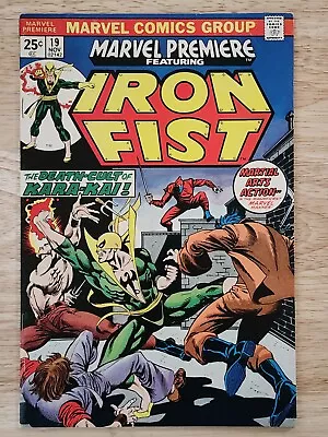 Marvel Premiere #19 (1974) 1st Colleen Wing! Ad For Hulk #181! Iron Fist! FN/VF! • $29