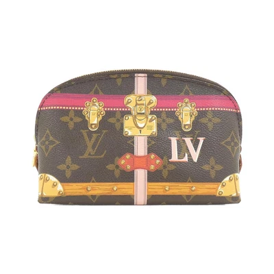 £433.17 • Buy Authentic LOUIS VUITTON Monogram (trunk) Pochette Cosmetic M43615 Pouch  #260...