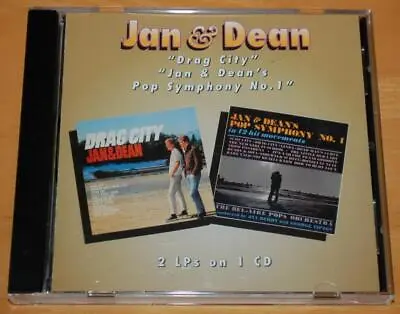 Jan & Dean - Drag City/Jan & Dean's Pop Symphony No.1 - 1996 One Way Records CD • £15