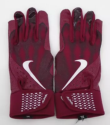 Nike Alpha Batting Gloves Men's XL Maroon/White • $29.66