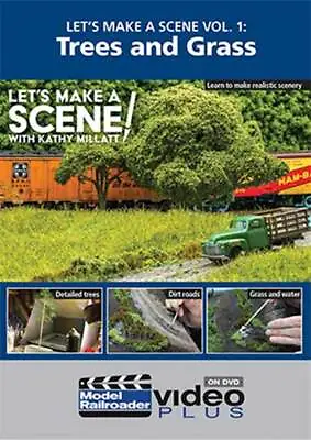 Lets Make A Scene Vol 1 Trees And Grass Model Railroad Train Scale Hobby Scenery • $16.99