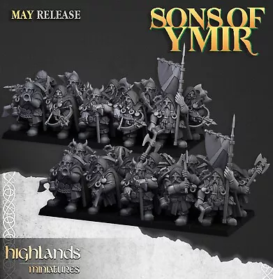 £23.99 • Buy Dwarf Rangers X20 Highlands Miniatures WFB AOS