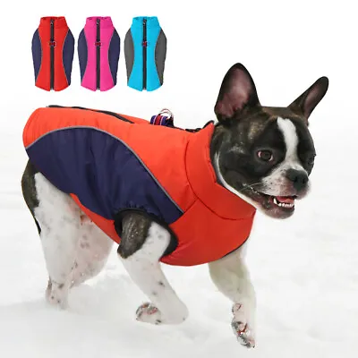 Small Dog Coats For Winter Waterproof Pet Clothes Jackets French Bulldog Yorkie • £14.03