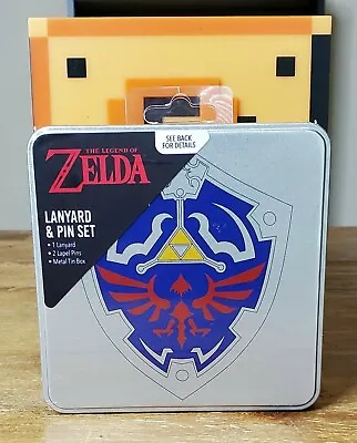 Brand New Nintendo Bioworld Brand  The Legend Of Zelda  Lanyard & Pin Set  • $30