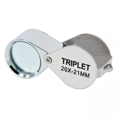  Pocket Size Illuminated Magnifier Jewel Loupe With 20x Magnification For Fine • £8.55