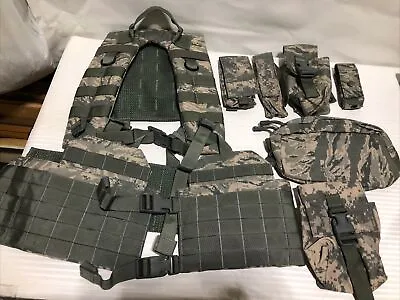 7 Piece Garrett Vest Pouch Accessories Tactical Military DFLCS V2 H Gear • $73