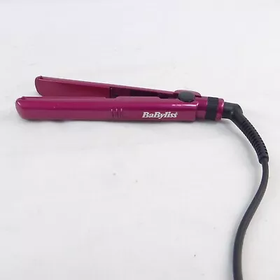 BaByliss Mini Pink Hair Straighteners Styler Travel Size • £4.45