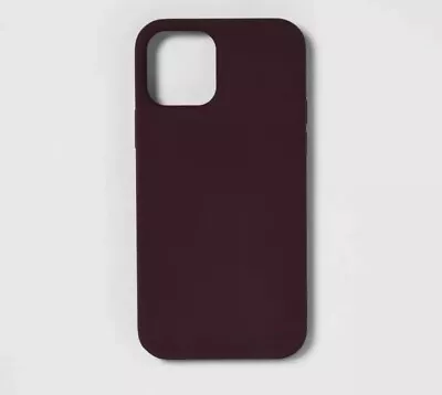 HEYDAY Silicone Phone Case Mulberry Purple For IPhone 12 & 12 Pro Y37 Y47 • $9.99